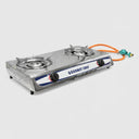 20,000 BTU Portable Double Burner Propane Stove, 2 Burner Gas Range Grill for Camping, Outdoor Cooking, BBQ & Tailgating
