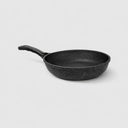 19-1/2"L x 11"W Nonstick Marble Coated Wok Frying Pan, Made in Korea Stir Fry & Cooking Pan for Gas Stove Burner Cookware