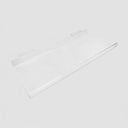 24" x 10-1/2" Clear Lucite Acrylic Slatwall Slant Shelf, Retail Display Fixture, Wall Mounted Angled Shelf for Store, Boutique & Showroom Merchandising