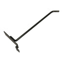 24 Pcs 8” Raw Steel Slatwall Hook, Retail Display Wire Metal Hanger for Store Wall Merchandising & Panel Fixture