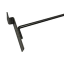 24 Pcs 8” Raw Steel Slatwall Hook, Retail Display Wire Metal Hanger for Store Wall Merchandising & Panel Fixture