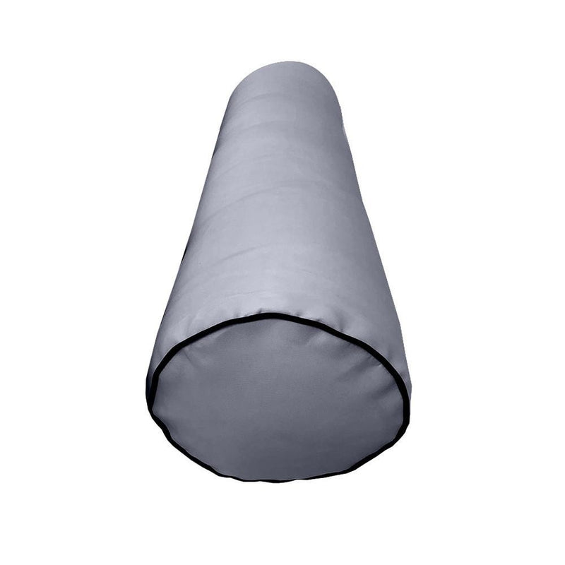 24 x 26 x 6 Contrast Pipe Trim Medium Outdoor Deep Seat Back Rest Bolster Cover ONLY-AD001