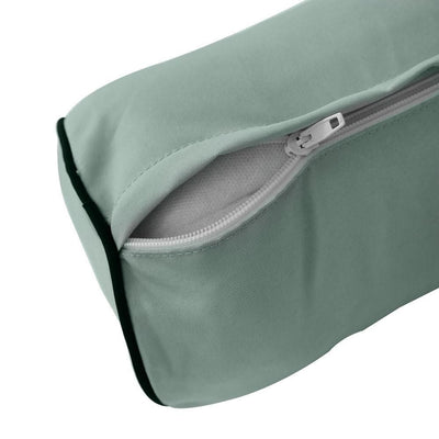 24 x 26 x 6 Contrast Pipe Trim Medium Outdoor Deep Seat Back Rest Bolster Cover ONLY-AD002