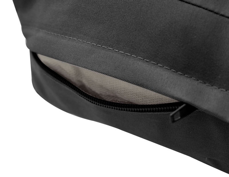24 x 26 x 6 Contrast Pipe Trim Medium Outdoor Deep Seat Back Rest Bolster Cover ONLY-AD003