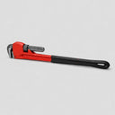 Heavy Duty 24" Adjustable Pipe Wrench, Plumbing Monkey Wrench with Soft Grip Handle, Durable Steel Construction for Plumbers, Pipe Fitting, and Home Maintenance