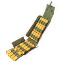 25 ROUNDS Shotgun Reload Pouch Ammo Carrier Molle Tactical Shell Case-OD GREEN