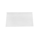 20 Pcs Clear Plastic Wire Shelving Label Holder – 3” x 1-1/2” Shelf Tag Holder with Protective Sleeve for Retail Displays