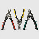 3 Pc 10” Aviation Tin Snip Set - Straight, Left & Right Cut Sheet Metal Shears for Steel, Aluminum & HVAC Work