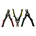 3 Pc 10” Aviation Tin Snip Set - Straight, Left & Right Cut Sheet Metal Shears for Steel, Aluminum & HVAC Work
