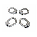 4 Pcs Marine T316 Stainless Steel 3/4" Eye Nut Lifting Ring Oval 4,700 Lbs WLL