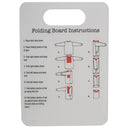 4 Pcs 10" x 12" Clear Acrylic T-Shirt Folding Board Lucite Clothes Folder Laundry Organizer for Neat, Uniform Folding