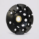 4” Diamond T Segment Grinding Cup Wheel, 7/8”–5/8” Arbor Concrete Grinder Disc for Surface Prep & Masonry