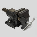 4” Multi-Purpose Bench Vise with Anvil & Pipe Jaws, 360° Swivel Base Heavy Duty Clamping Tool for Workshop & Garage