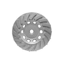 4” Concrete Turbo Cup Wheel, 5/8”-11 Thread Diamond Grinding Disc, 18 Segment Wet & Dry Grinder Wheel