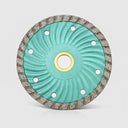 4” x .070” x 7/8”–5/8” Wave Core Diamond Saw Blade, 8mm Rim Granite & Marble Cutting Disc for Angle Grinder