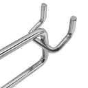 4 Pcs 4” Pegboard Flip End Scanner Hooks, Slatgrid & Slatwall Retail Display Hooks for Shop & Store Fixtures