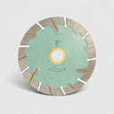 4-1/2” x .080” x 7/8”–5/8” Turbo Segmented Diamond Saw Blade, 10mm Rim Wet & Dry Cutting Disc for Concrete, Tile, Masonry & Stone