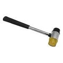 40mm Double Face Soft Tap Rubber Mallet, 13” Long Non-Marring Hammer for Flooring, Woodworking & Tile Installation