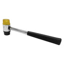 40mm Double Face Soft Tap Rubber Mallet, 13” Long Non-Marring Hammer for Flooring, Woodworking & Tile Installation