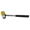 40mm Double Face Soft Tap Rubber Mallet, 13” Long Non-Marring Hammer for Flooring, Woodworking & Tile Installation