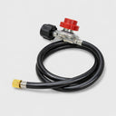 48" Long High Pressure Propane Gas Regulator Hose, 20 PSI LPG Regulator for BBQ Burner, Outdoor Stove, Fryer & Cooker