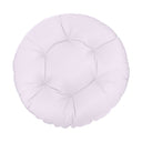 48" x 6" Round Papasan Ottoman Cushion 12 Lbs Fiberfill Polyester Replacement Pillow Floor Seat Swing Chair Out/Indoor AD107