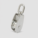 5 Pcs Marine T316 Stainless Steel 1-1/4" Single Sheave Swivel Eye Pulley Rigging Hoist Lift 500 Lbs WLL For 5/16" Wire Rope