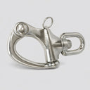 5 Pcs Marine T316 Stainless Steel 2-3/4" 70mm Snap Shackle with Swivel Eye 3,968 Lbs WLL