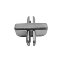 5 Pcs Chrome 4-Way Inside Glass Shelf Connector Clip – For 3/16” Tempered Glass Retail Display Shelving & Showcases
