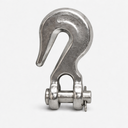 5 Pcs Marine T316 Stainless Steel 3/8" Carabiner Spring Snap Hook With Eyelet Screw Nut 400 Lbs WLL