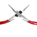 5-1/2” Slim Circular Jewelry Pliers, Double Spring Precision Grabbing & Picking Tool for Wire Wrapping & Craft Work