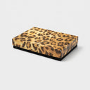 10 Pcs 5-3/8" x 3-7/8" Leopard Print Jewelry Gift Boxes, Cotton Filled Cardboard Present Boxes for Necklaces, Bracelets & Accessories