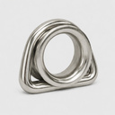 5 Pcs Marine T316 Stainless Steel 5/16" D ring Thimble Round Shave Wire Rope