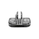 50 Pcs Chrome 3-Way Inside Glass Shelf Connector Clip For 3/16” Tempered Glass Retail Display Shelving & Showcases