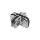 50 Pcs Chrome 4-Way Inside Glass Shelf Connector Clip – For 3/16” Tempered Glass Retail Display Shelving & Showcases