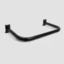 6 Pcs Black U-Shaped Gridwall Hangrail – Clothing Rack Display Rails, Grid Gridwall Fixture for Retail Store Merchandising