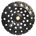 7” Diamond T Segment Grinding Cup Wheel, 7/8”–5/8” Arbor Concrete Grinder Disc for Surface Prep & Masonry