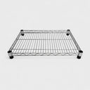24" x 18" Chrome Wire Shelf, Metal Chrome Plated Tier Layer Shelving Rack for Retail, Storage & Organization