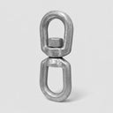 Marine Hot Dipped Galvanized 7/8" Eye & Eye Swivel Mooring Connector 10,000 lbs WLL