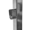 74” H Chrome 3-Roll Bagging Unit, Plastic Film Garment Bag Bagger Fixture for Retail Stores & Stockrooms