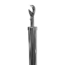 74” H Chrome 3-Roll Bagging Unit, Plastic Film Garment Bag Bagger Fixture for Retail Stores & Stockrooms