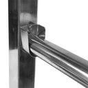 74” H Chrome 3-Roll Bagging Unit, Plastic Film Garment Bag Bagger Fixture for Retail Stores & Stockrooms