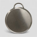 8" Stainless Steel Round Serving Platter – Ottoman Tray with Handle for Kitchen, Parties & Decorative Display