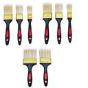 8 Pc Dual Handle Paint Brush Set, House & Wall Painting Brushes for Trim, Art & Home Improvement