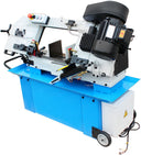 Industrial 9" x 12" Horizontal Band Saw 1.5HP Metal Cutting Saw Hydraulic Feed, 220V 3 Phase Steel, Pipe & Bar Cutting Machine