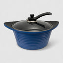 9.5"/18cm Ceramic Nonstick Sauce Pan with Lid, Thick Aluminum Bottom, PFOA-Free, Even Heating, Korean Made Saucepan for Milk, Soup & Daily Cooking