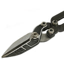 12” Compound Action Tin Snips, Heat Treated Alloy Steel Sheet Metal Cutter for Steel, Aluminum & HVAC Work