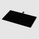 4 Pcs 14'' x 7-1/2'' Black Velvet Jewelry Tray Insert, Counter Flat Pad Display for Retail Showcase & Jewelry Organization