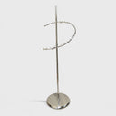 67" High Chrome Spiral Clothing Rack, 29 Ball Round Garment Display Rack, Retail Store Fixture for Clothing & Accessories