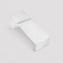 4 Pcs 8” x 3” x 4” Clear Acrylic Single Shoe Display Stand, Lucite Fixture for Retail Heels, Sandals & Footwear Displays